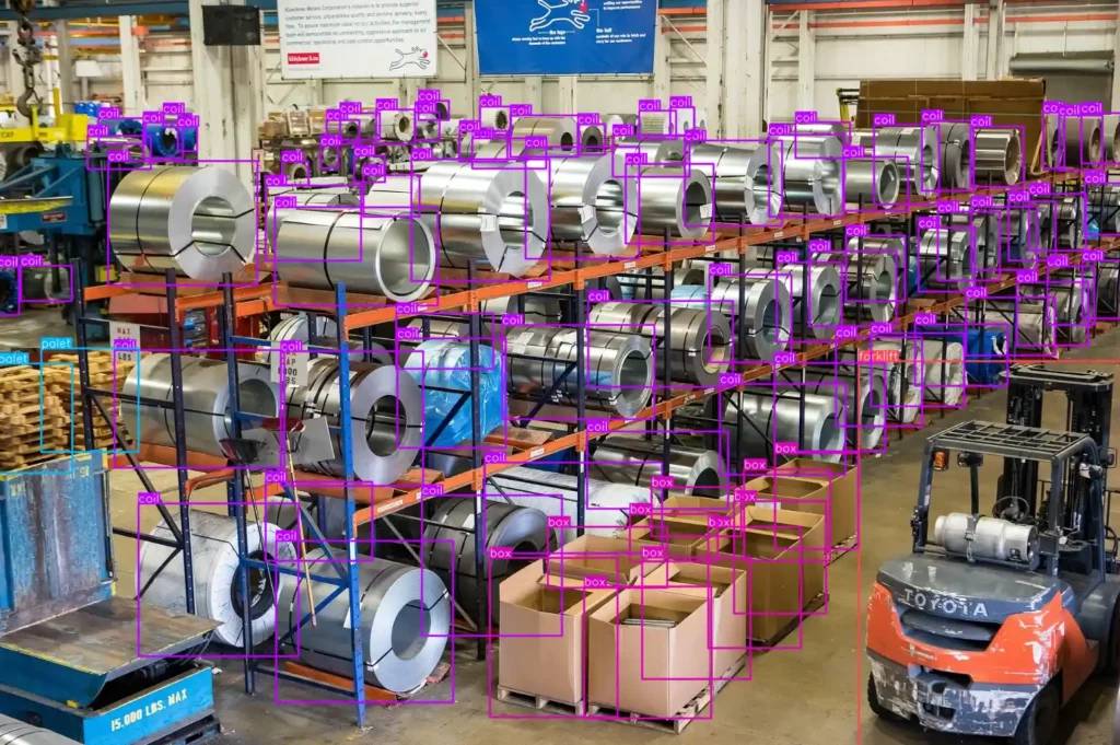 Nosotros 4 IA en logistica industrial Eficiencia operativa control visual y toma de decisiones basada en datos